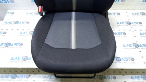 Водительское сидение Hyundai Sonata 20-22 без airbag, механическое, ткань черная с серым