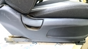 Пассажирское сидение Hyundai Sonata 20-22 без airbag, механическое, ткань черная с серым, царапины