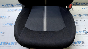 Пассажирское сидение Hyundai Sonata 20-22 без airbag, механическое, ткань черная с серым, царапины