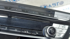 Управление климат-контролем и аудио BMW X3 G01 18-21 черный глянец, хром, с подогревом, без вентиляцией, без дисковода