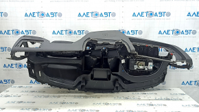 Торпедо передняя панель с AIRBAG BMW X3 G01 18-21 кожа, черное, без проекции, царапина