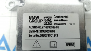 Модуль srs airbag компьютер подушек безопасности BMW X3 G01 18-21
