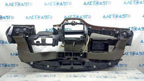 Торпедо передняя панель без AIRBAG Toyota Avalon 13-18 черн, трещина, примята