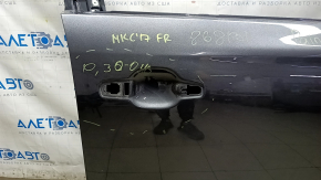 Дверь голая передняя правая Lincoln MKC 15-19 графит J7, крашена 0.30-0.60, замята, после ремонта