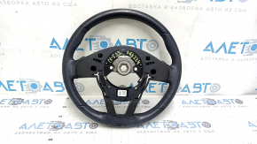 Руль голый Mazda CX-5 20-25 кожа черная, без подогрева, с накладкой, потерт