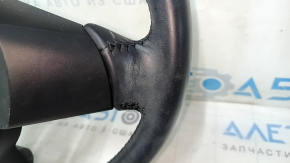 Руль голый Mazda CX-5 20-25 кожа черная, без подогрева, с накладкой, потерт