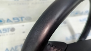 Руль голый Mazda CX-5 20-25 кожа черная, без подогрева, с накладкой, потерт