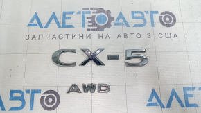 Эмблема надпись СХ5 AWD двери багажника Mazda CX-5 22-25 сломано крепление