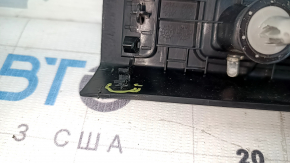 Prag ușă stânga față Lincoln MKC 15-19, negru, neiluminat, zgârieturi