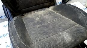 Пассажирское сиденье Ford Mustang mk6 15-23 без airbag, ткань черная, купе, механическое, под химчистку