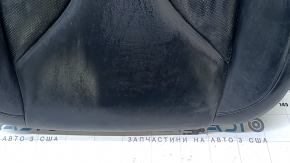 Обшивка подушки пассажирского сиденья Lincoln MKC 15-16 кожа черная, перфорация, подогрев, замята