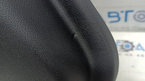Ansamblu panou ușă spate stânga BMW 5 G30 17-23 piele neagră, Sensatec, cotieră și inserție piele neagră, ornament din lemn lucios, cu iluminare din spate, cu mâner, zgârietură, ruptură