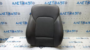Tapițerie spătar scaun pasager Hyundai Santa FE Sport 13-18, piele gri, cu senzor