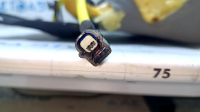 Обшивка подушки пассажирского сиденья Hyundai Santa FE Sport 13-18 без каркаса кожа серая, с подогревом и датчиком