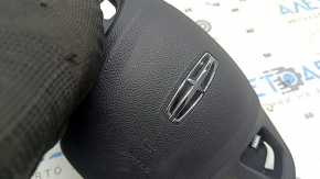 Подушка безопасности airbag в руль водительская Lincoln MKC 15-19 черная, виден контур аирбега
