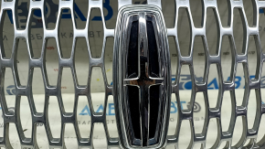 Решетка радиатора grill Lincoln MKC 19-19 хром, с эмблемой, тычки на хроме