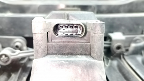 Решетка радиатора grill в сборе BMW 5 G30 17-20 Sport Line, с жалюзи дефлектором радиатора, хром, песок, выцвела глянцевая накладка