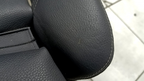 Пассажирское сидение BMW 5 G30 17-20 с airbag, электрическое, подогрев, кожа Dakota, черная, Sport, с подголовником, царапина, под чистку