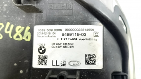 Фара передняя левая в сборе BMW 5 G30 17-20 LED Corona Rings S524A с креплением, под полировку