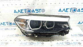 Фара передняя правая в сборе BMW 5 G30 17-20 LED Corona Rings S524A с креплением, под полировку
