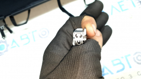 Обшивка спинки пассажирского сиденья Lincoln MKC 17-19 кожа черная, с подогревом, под чистку