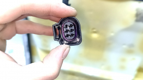 Tapițerie pernă scaun pasager VW Passat b8 16-19 SUA, piele gri, perforată, încălzită, curățabilă chimic