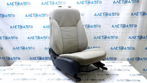 Scaun de pasager Ford Fiesta 11-19 fără airbag, material textil gri, manual, nevoie de curățare