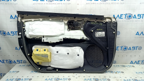 Panou ușă dreapta față negru pentru Toyota Avalon 13-18 XLE, cotiera din piele neagră cu mâner, zgârieturi, abraziuni