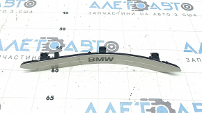 Prag ușă spate stânga pentru BMW X5 G05 19-23, cromat, cu iluminare din spate, zgârieturi