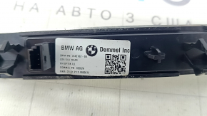 Prag ușă spate dreapta pentru BMW X5 G05 19-23, cromat, cu iluminare din spate, zgârieturi