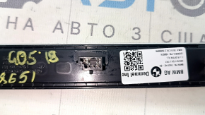 Вставка накладки порога передняя правая BMW X5 G05 19-23 хром BMW, с подсветкой, царапины