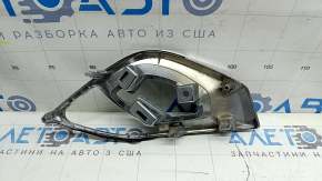 Решетка бампера правая Toyota Avalon 13-15 под вставку, хром, песок, без заглушки
