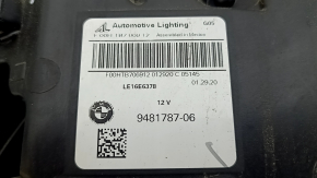 Фара передняя левая в сборе BMW X5 G05 19-23 LED, под полировку