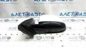 Зеркало боковое левое в сборе BMW X5 G05 19-23 5 пинов, поворотник, подогрев, память, автозатемнение, BSM, белое