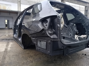 Четверть крыло задняя левая BMW X3 G01 18-24 на кузове, графит, вмятина