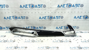 Накладка передней панели правая BMW X5 G05 19-23 под дерево Fineline Stripe, с подсветкой, царапины