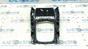 Накладка центральной консоли BMW X5 G05 19-26 под дерево Fineline Stripe, с подсветкой, царапины