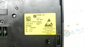 Плафон освещения передний BMW X5 G05 19-22 под панораму, черный, с накладкой