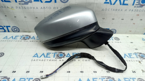 Зеркало боковое правое в сборе Mazda CX-5 17-24 6 пинов, BSM, подогрев, поворотник, серебро