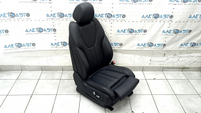 Пассажирское сидение BMW X5 G05 19-22 с airbag, электрическое, подогрев, Sport, кожа черная SCHWARZ, дефект кожи