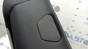 Обшивка двери карточка задняя правая BMW X5 G05 19-22 кожа черная без шторки, вставка под дерево Fineline Stripe, подлокотник кожа бежевая, с ручкой и накладками, тычки