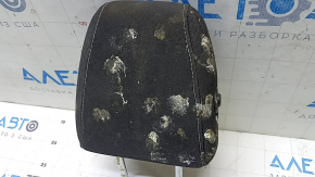 Подголовник 2 ряда правый Ford Escape MK3 13-15 ткань черная, серая строчка, под химчистку