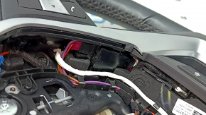 Руль в сборе BMW X5 G05 19-26 кожа черная с подогревом, с лепестками, кнопками, накладкой, блоком управления и вибромотором, , Sport, царапины, под чистку