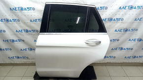 Дверь в сборе задняя левая Mercedes GLC 16-22 SUV, keyless, тонировка, белый 149, в клее