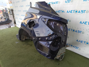 Четверть крыло задняя левая Lexus RX350 RX450h 16-22 под BSM, синяя, отпилена, примята