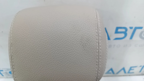 Подголовник 2 ряда правый Mercedes GLC 16-22 кожа бежевая, белая строчка, под чистку