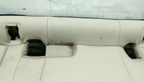 Подушка заднего ряда сидений 2 ряд Mercedes GLC 16-22 кожа бежевая, белая строчка, перфорация, под чистку