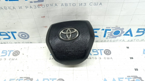 Подушка безопасности airbag в руль водительская Toyota Camry v70 18-24 черная, ржавый пиропатрон