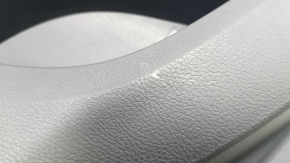 Panou decorativ ușă spate stânga Toyota Camry v70 18-23 negru cu inserție din plastic negru, cotiera din cauciuc, cu mâner, zgârieturi