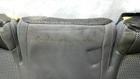 Pernă banchetă spate Hyundai Sonata 11-15, combinație stofă și piele gri, curățabilă chimic, lovită